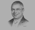 Sketch of Jay Ireland, President and CEO, General Electric Africa

