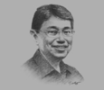 Sketch of Pehin Dato Yahya Bakar, Minister of Industry and Primary Resources
