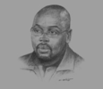 Sketch of S’dumo Dlamini, President, Congress of South African Trade Unions (COSATU)

