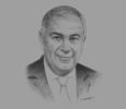 Sketch of Hussein Choucri, Chairman and Managing Director, HC Securities & Investment
