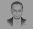 Sketch of Sherif Samy, Chairman, Egyptian Financial Supervisory Authority (EFSA)
