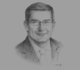 Sketch of Iyad Malas, CEO, Majid Al Futtaim Holding
