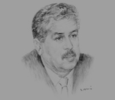 Sketch of Prime Minister Abdelmalek Sellal
