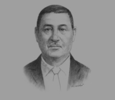 Sketch of Hamoud Tazerouti, CEO, Entreprise Nationale des Véhicules Industriels (SNVI)
