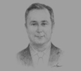 Sketch of Joseph Ged, CEO, Ooredoo
