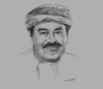 Sketch of AbdulRazak Ali Issa, CEO, Bank Muscat
