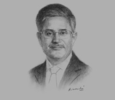 Sketch of Mahmood Hashim Al Kooheji, CEO, Mumtalakat
