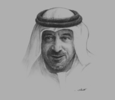 Sketch of Ahmed bin Saeed Al Maktoum, Chairman, Dubai Expo 2020 Preparatory Higher Committee
