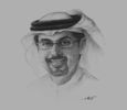 Sketch of Hamad Buamim, President and CEO, Dubai Chamber
