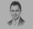 Sketch of Adnan Chilwan, CEO, Dubai Islamic Bank 
