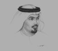 Sketch of Helal Almarri, Director-General, Dubai Department of Tourism and Commerce Marketing (DTCM) 
