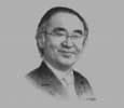 Sketch of Hidetoshi Nishimura, Executive Director, Economic Research Institute for ASEAN and East Asia

