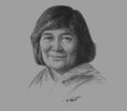 Sketch of Clare Short, Chair of the Board, Extractive Industries Transparency Initiative (EITI)
