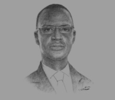 Sketch of Oumar Kébé, General Manager for West Africa, GlaxoSmithKline
