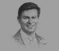 Sketch of Wolfgang Neumann, President and CEO, the Rezidor Hotel Group

