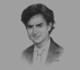 Sketch of Dominique Lafont, CEO, Bolloré Africa Logistics
