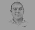 Sketch of Youval Rasin, CEO, DekelOil 
