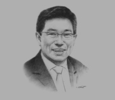 Sketch of Yoon Sang-Jick, Korean Minister of Trade, Industry and Energy
