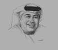 Sketch of Ebrahim Al Zaabi, Director-General, Insurance Authority (IA)
