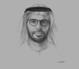 Sketch of Mohammed Al Mubarak, CEO, Aldar
