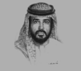 Sketch of Athaeeth Al Ameri, CEO, Senaat 
