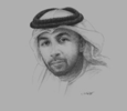 Sketch of Faris Al Mazrouei, CEO, Etihad Rail
