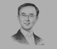 Sketch of Hikosaburo Shibata, President and CEO, Mitsubishi Motors Philippines

