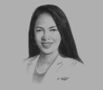 Sketch of Cosette Canilao, Executive Director, Public-Private Partnership (PPP) Centre of the Philippines

