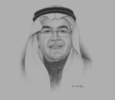 Sketch of Ali Al Naimi, Saudi Minister of Petroleum and Mineral Resources
