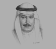 Sketch of Prince Fahd bin Abdullah, President, General Authority of Civil Aviation (GACA)
