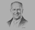 Sketch of Mike Cannon, Managing Director, Sarawak Convention Bureau (SCB)
