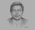 Sketch of Dr James Jemut Masing, Minister of Land Development
