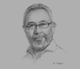 Sketch of Zulkifle Osman, Managing Director, Sarawak Hidro
