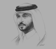 Sketch of Eisa bin Saad Al Nuaimi, Minister of Administrative Development 

