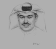 Sketch of Ali Ahmed Al Kuwari, Group CEO, QNB
