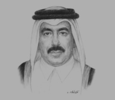 Sketch of Jassim Saif Ahmed Al Sulaiti, Minister of Transport
