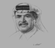 Sketch of Sheikh Faisal bin Qassim Al Thani, Chairman, Al Faisal Holding
