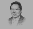 Sketch of OBG talks to President Ts. Elbegdorj 
