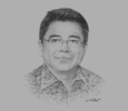 Sketch of Franky Sibarani, Chairman, Indonesia Investment Coordinating Board (BKPM)
