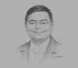 Sketch of Sumit Dutta, CEO, HSBC Indonesia
