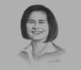 Sketch of Nenny Soemawinata, Managing Director, Putera Sampoerna Foundation
