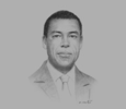 Sketch of Gerard Johnson, General Manager of the Caribbean Country Department, Inter-American Development Bank
