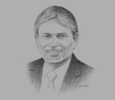 Sketch of Cris Seecheran, CEO, Telecommunications Authority of Trinidad and Tobago
