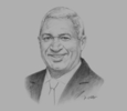 Sketch of Josaia Voreqe Bainimarama, Prime Minister of Fiji
