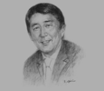 Sketch of Shinzo Abe, Prime Minister of Japan
