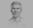 Sketch of Greg Anderson, Executive Director, PNG Chamber of Mines and Petroleum
