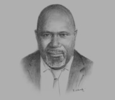 Sketch of Jimmy Miringtoro, Minister for Communication and Information Technology
