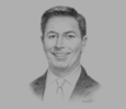 Sketch of Brian Kelly, CEO, Black Swan International
