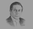 Sketch of Hamid Ben Elafdil, Director-General

