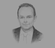 Sketch of Dominic Jermey, CEO, UK Trade & Investment (UKTI) 

